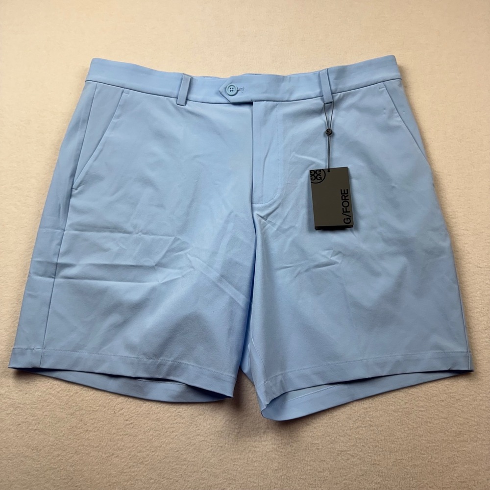 G/FORE Golf Shorts Baja Blue Size 38 Mens Lightweight Stretch 8" Inseam‎